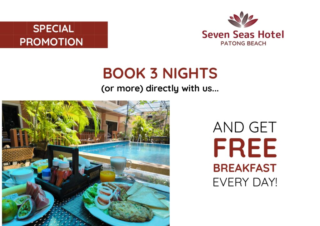 Breakfast at Seven Seas Hotel Patong